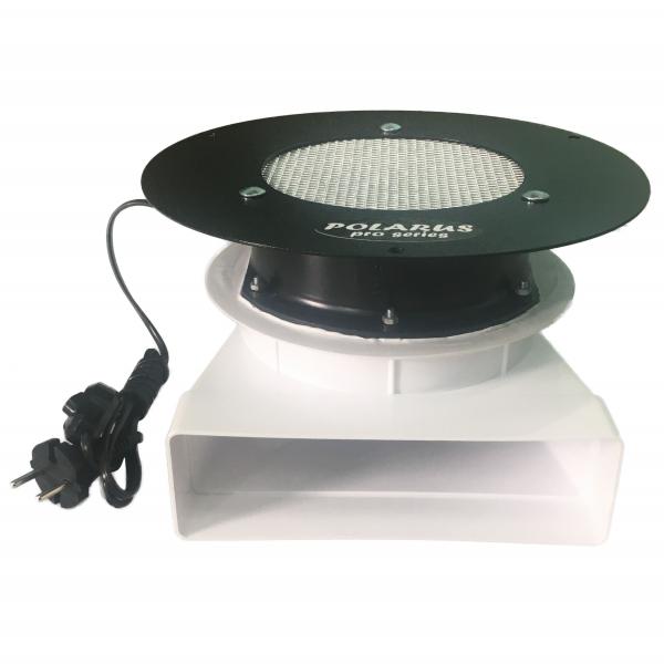 Polarus, Пылесос для маникюра встраиваемый TD-PRO с отводом 80 Вт black