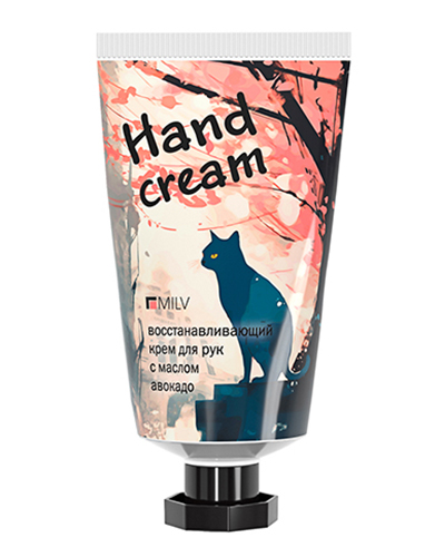 MILV, Восстанавливающий крем для рук с маслом авокадо Кашемир, 40 мл
