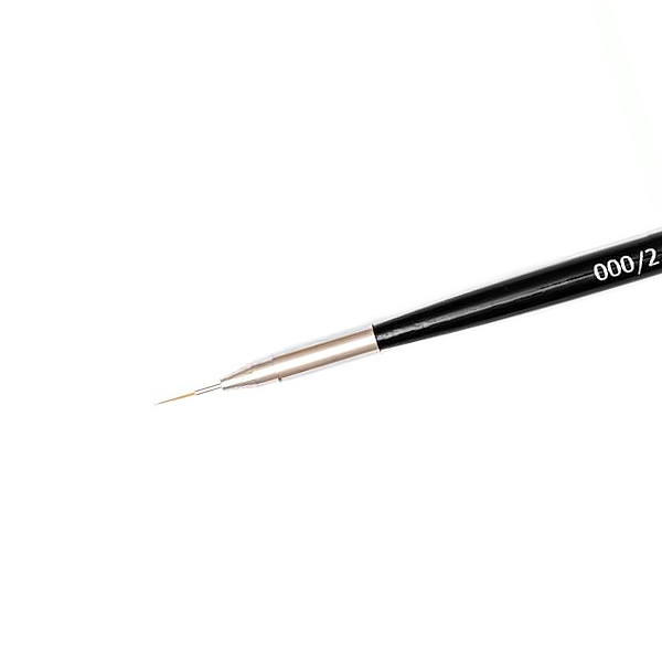 ruNail, Кисть для дизайна Nail Art Nylon, 7 мм №000/2