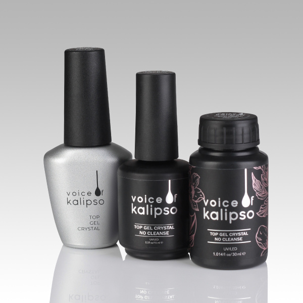 Voice of Kalipso, Топ для гель-лака без липкого слоя Crystal, 15 мл