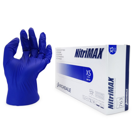 Nitrimax, Перчатки нитрил р. XS фиолетовые