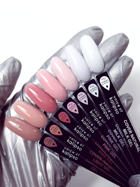 Voice of Kalipso, Гель для наращивания Cover Natural Pink, 15 мл