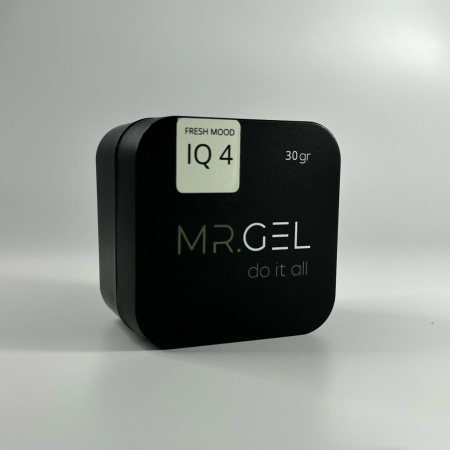 Mr.Gel, Гель для наращивания и укрепления ногтей Fresh Mood IQ gel № 4, 15 мл