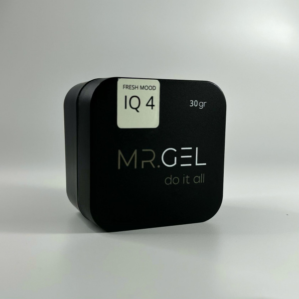 Mr.Gel, Гель для наращивания и укрепления ногтей Fresh Mood IQ gel № 4, 15 мл