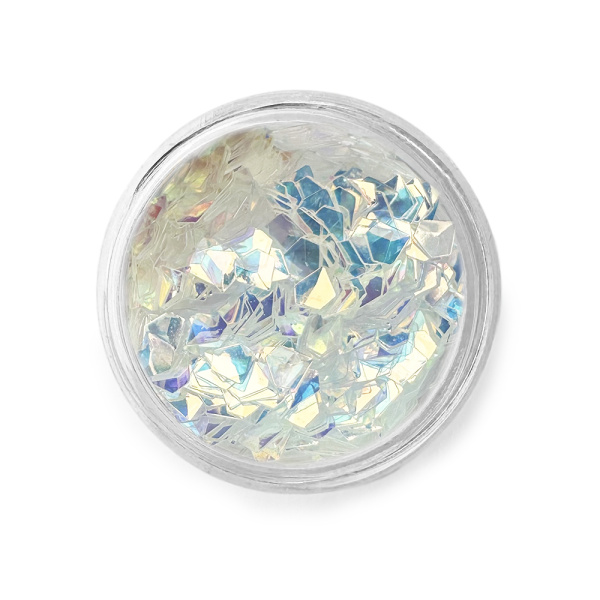 Пайетки 3D Брилианты №1 (бел. голографик)