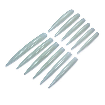 Типсы длинные острые матовые (10 шт)