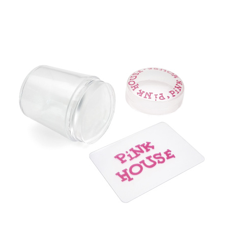 Pink House, Штамп для стемпинга PH02 (скрапер) прозрачный высокий широкий