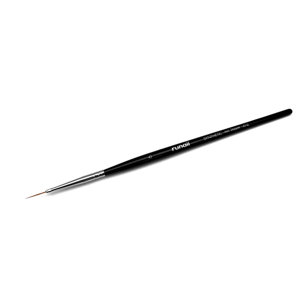 ruNail, Кисть для дизайна Mini Stripper Synthetic ANL №6