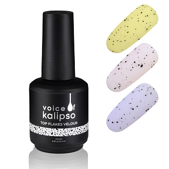 Voice of Kalipso, Топ Flakes Velour матовый с хлопьями, 15 мл