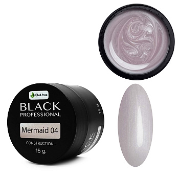 Black Professional, Гель конструирующий Mermaid 04, 15 мл