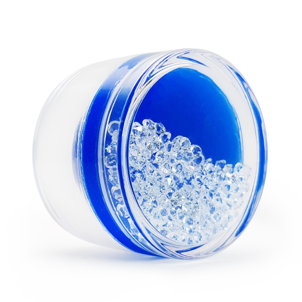 Pink House, Штамп для стемпинга A030 маленький со стразами (синий)