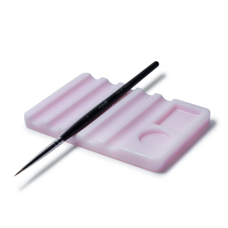 ruNail, Подставка для кистей (цвет: розовый)