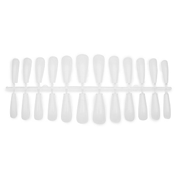 Pink House, Типсы гелевые 01 балерина (с контактной зоной) nail kingdom, 120 шт Pink House