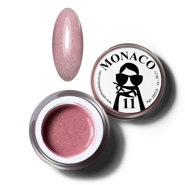 Светоотражающий гель monaco №11 pink house