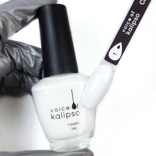 Voice of Kalipso, Стойкий лак Classic Lac № 1, 15 мл 