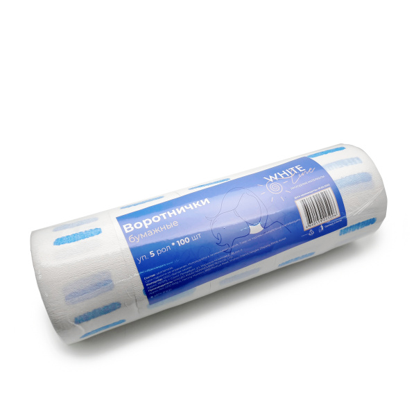 White line, Воротничок бумажный (упаковка/5 рулонов)