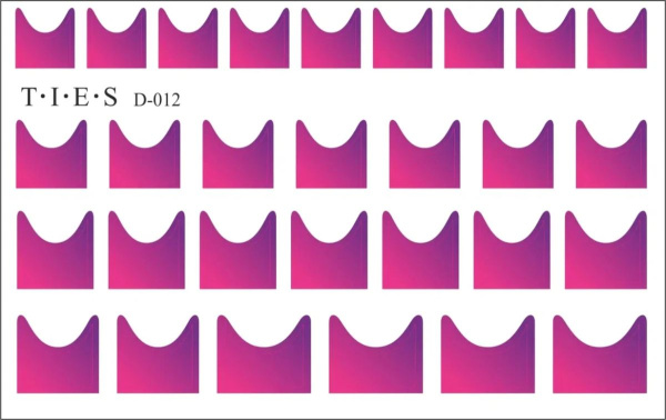 TIES, Пленка D-012 (френч) Lux