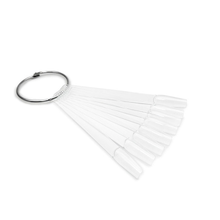 Палитра на кольце зауженная балерина прозрачная, 50 шт