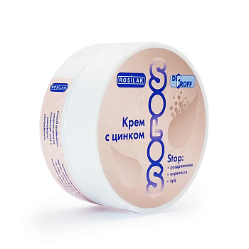 DipProff, Заживляющий крем SOLOS с оксидом цинка, 50 мл