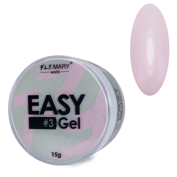 F.L.Y.MARY, Гель EASY Gel 03 (розовый), 15g 