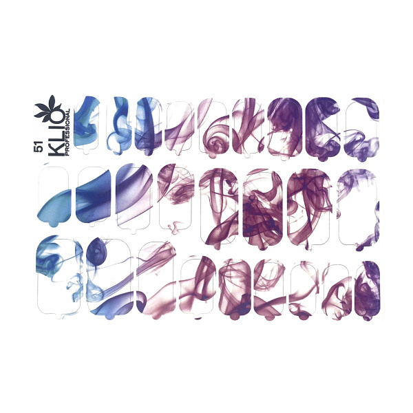 KLIO, Пленка Design Nail Wraps №51