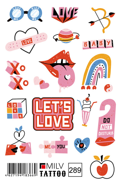 MILV, Переводные татуировки 289