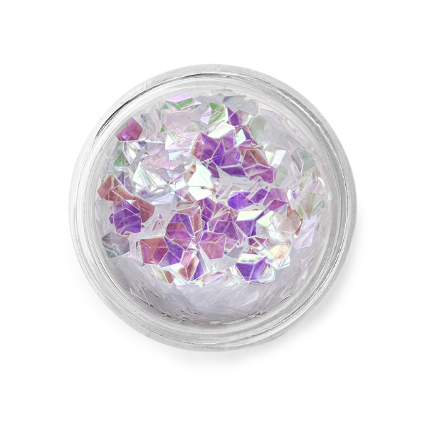 Пайетки 3D Брилианты №2 (бело-розовые)