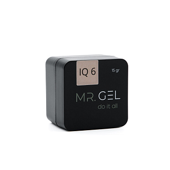Mr.Gel, Гель для наращивания и укрепления ногтей IQ gel № 6, 15 мл