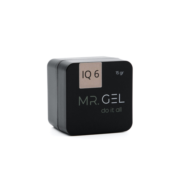 Mr.Gel, Гель для наращивания и укрепления ногтей IQ gel № 6, 15 мл