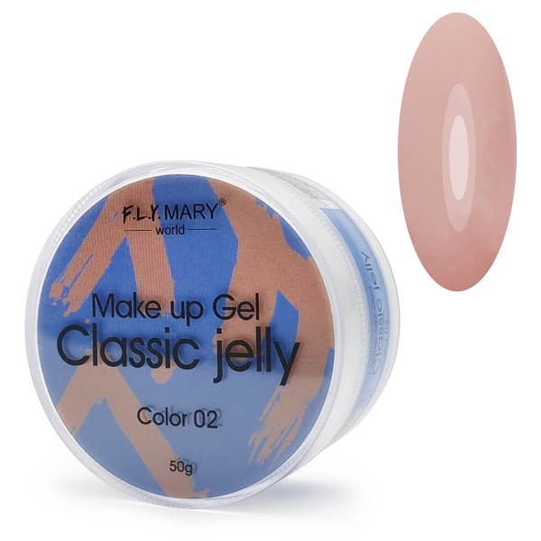 F.L.Y.MARY, Гель-желе Classic Jelly 02 ( пепельно-персиковый камуфляж), 50g