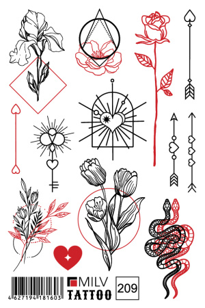 MILV, Переводные татуировки 209