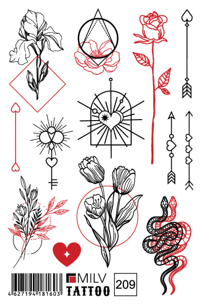 MILV, Переводные татуировки 209
