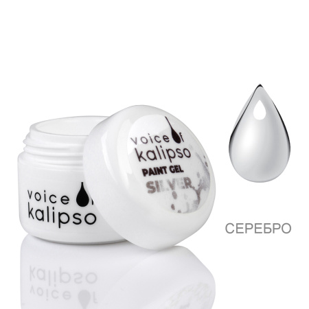 Voice of Kalipso, Гель-краска Paint Silver, 5 мл