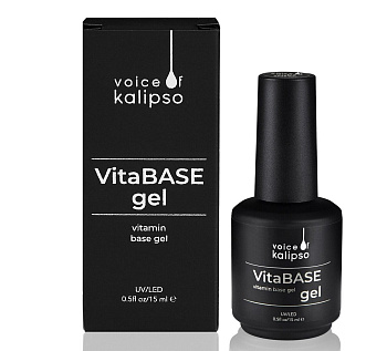 Voice of Kalipso, База для гель-лака с витаминами Vita gel base, 15 мл