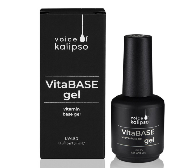 Voice of Kalipso, База для гель-лака с витаминами Vita gel base, 15 мл
