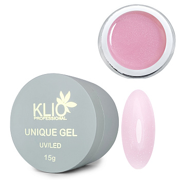 KLIO, Гель Unique gel Pink Glow, 15g