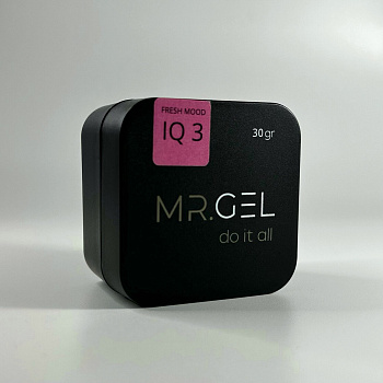 Mr.Gel, Гель для наращивания и укрепления ногтей Fresh Mood IQ gel № 3, 15 мл