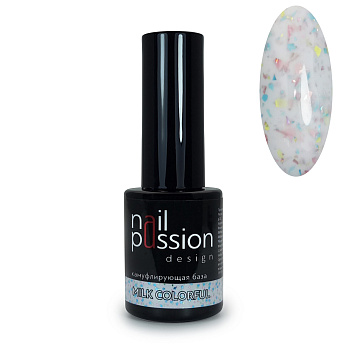 Nail Passion, База камуфлирующая Milk Colorful