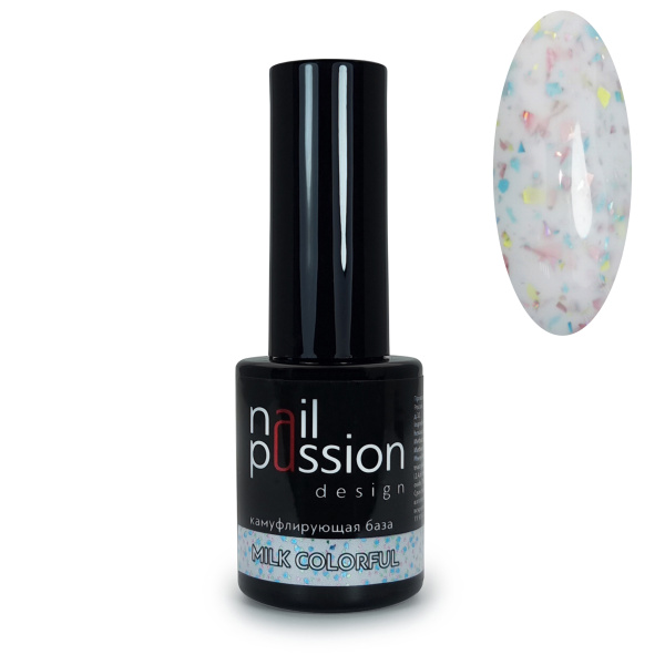 Nail Passion, База камуфлирующая Milk Colorful