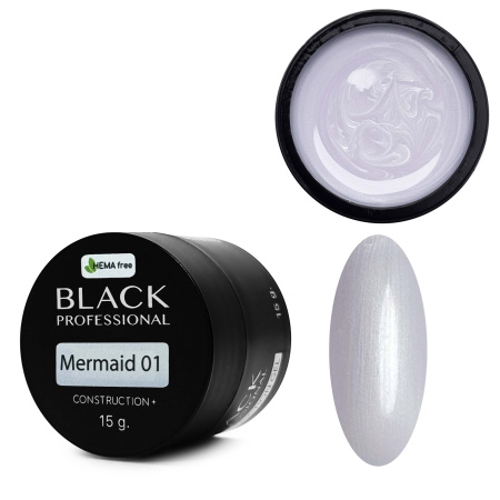 Black Professional, Гель конструирующий Mermaid 01, 15 мл