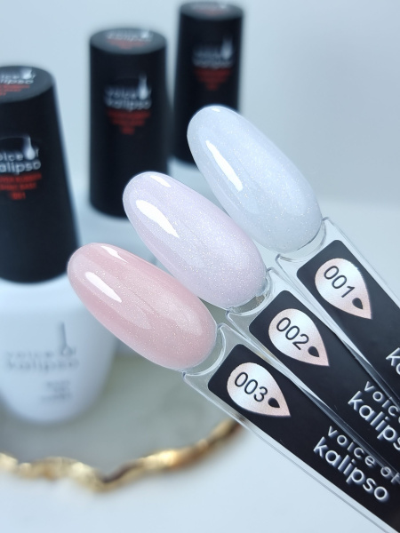 Voice of Kalipso, База камуфлирующая каучуковая с шиммером 002, 15 мл