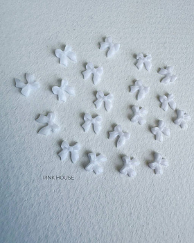 Pink House, Дизайн Бантик белый мини 04