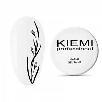 KIEMI, Гель-краска Черная Gel paint, 5 мл