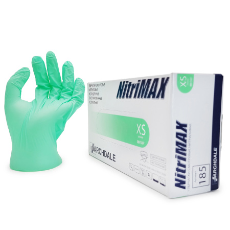 Nitrimax, Перчатки нитрил р. XS зеленые