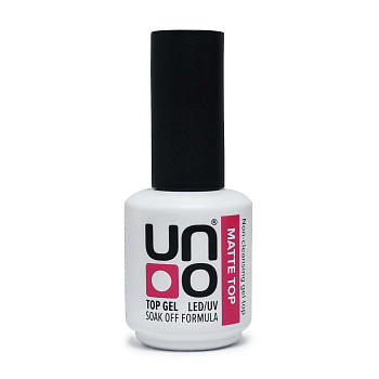 UNO, Топ для гель-лака Matte с бархатным эффектом, 16g