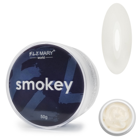 F.L.Y.MARY, Гель Smokey (молочный гель для моделирования и ремонта свободного края), 50g