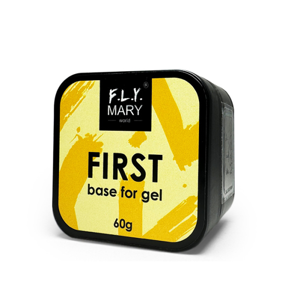 F.L.Y.MARY, Гель First Base Gel (базовый гель для моделирования), 60g