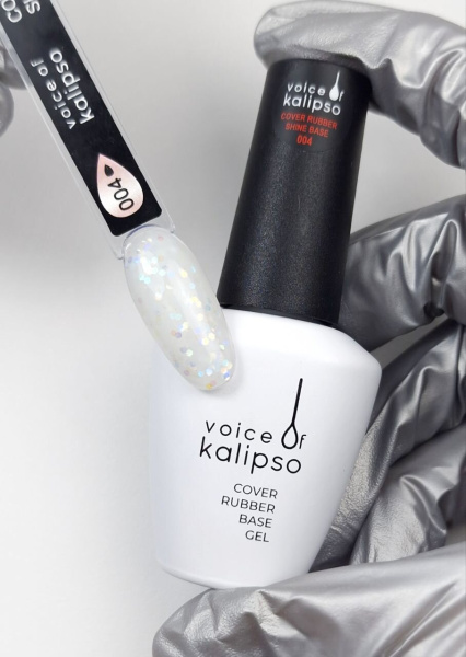 Voice of Kalipso, База камуфлирующая каучуковая с шиммером 004, 10 мл
