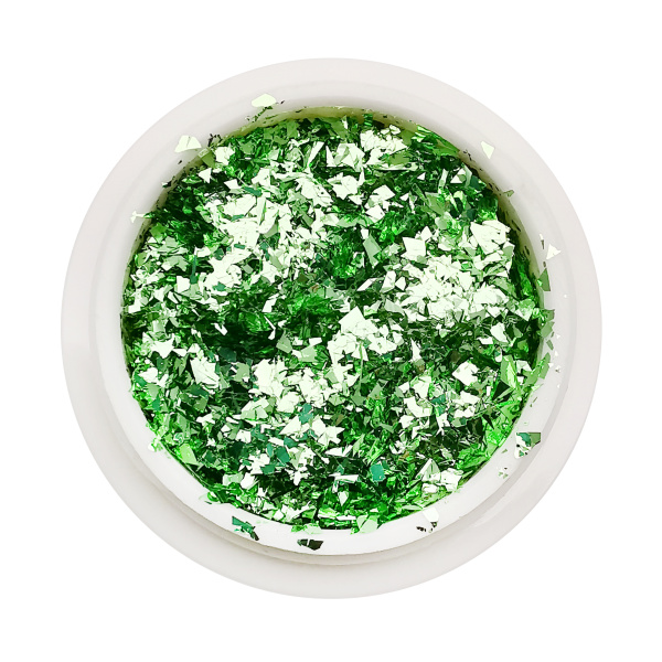 Слюда Блеск осколки Даймонд №7 (зелёные)