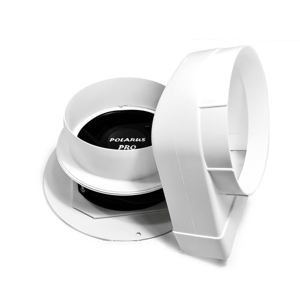 Polarus, Пылесос для маникюра встраиваемый TD-PRO с отводом 65 Вт белый